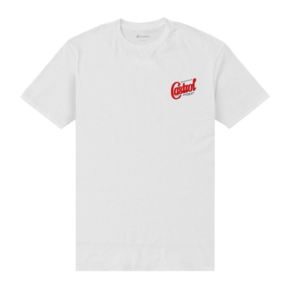 Castrol Unisex Adult Wakefield T-Shirt / White